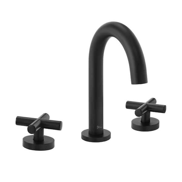 Swiss Madison Ivy 8 in. Widespread Double Handle Bathroom Faucet in Matte Black