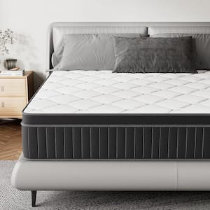 King Size Medium Comfort Hybrid Memory Foam 12 in. Skin-friendly and Cooling Mattress