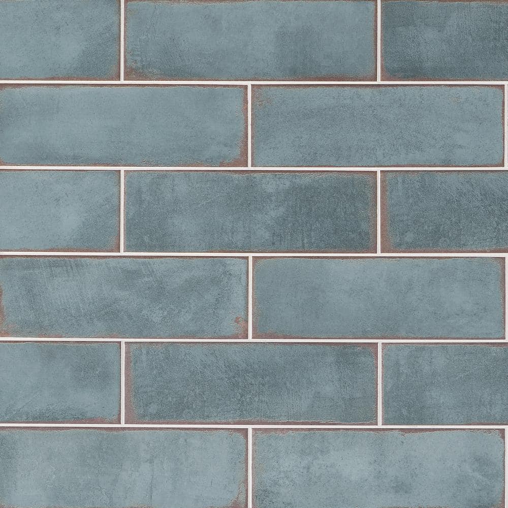 Coronado 4" x 12" Polished Blue Ceramic Subway Tile