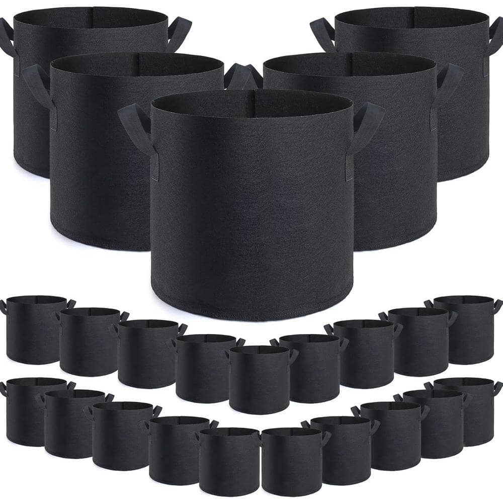 5 Gallon Plastic Grow Bags for Healthy Plant Growth Durable and Reusable Garden Bags (24-Pack) price history on PriceWatchPro