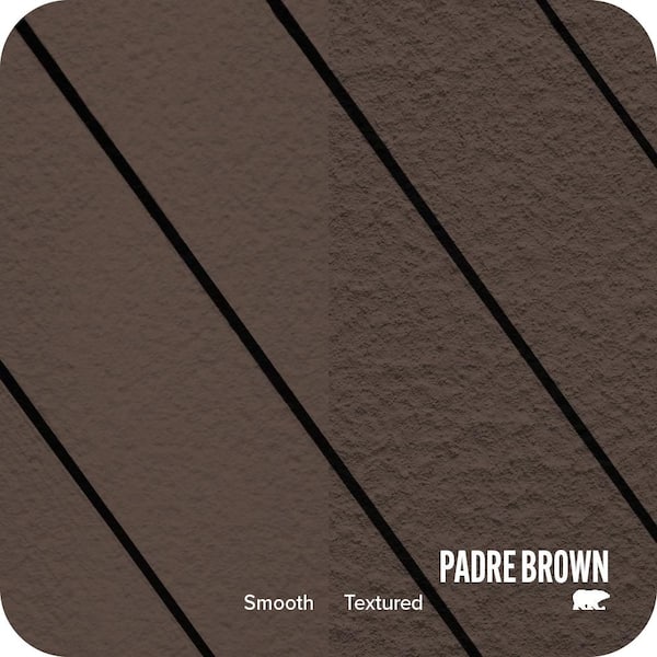 5 gal. #SC-105 Padre Brown Textured Solid Color Exterior Wood and Concrete Coating
