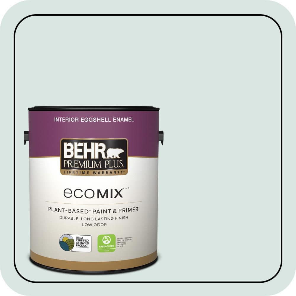 1 gal. #MQ3-51 Crystalline Falls Eggshell Enamel EcoMix Plant-Based Interior Paint & Primer price history on PriceWatchPro