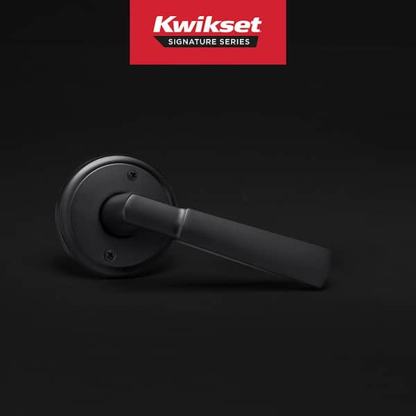 Perth Matte Black Reversible Half-Dummy Door Handle