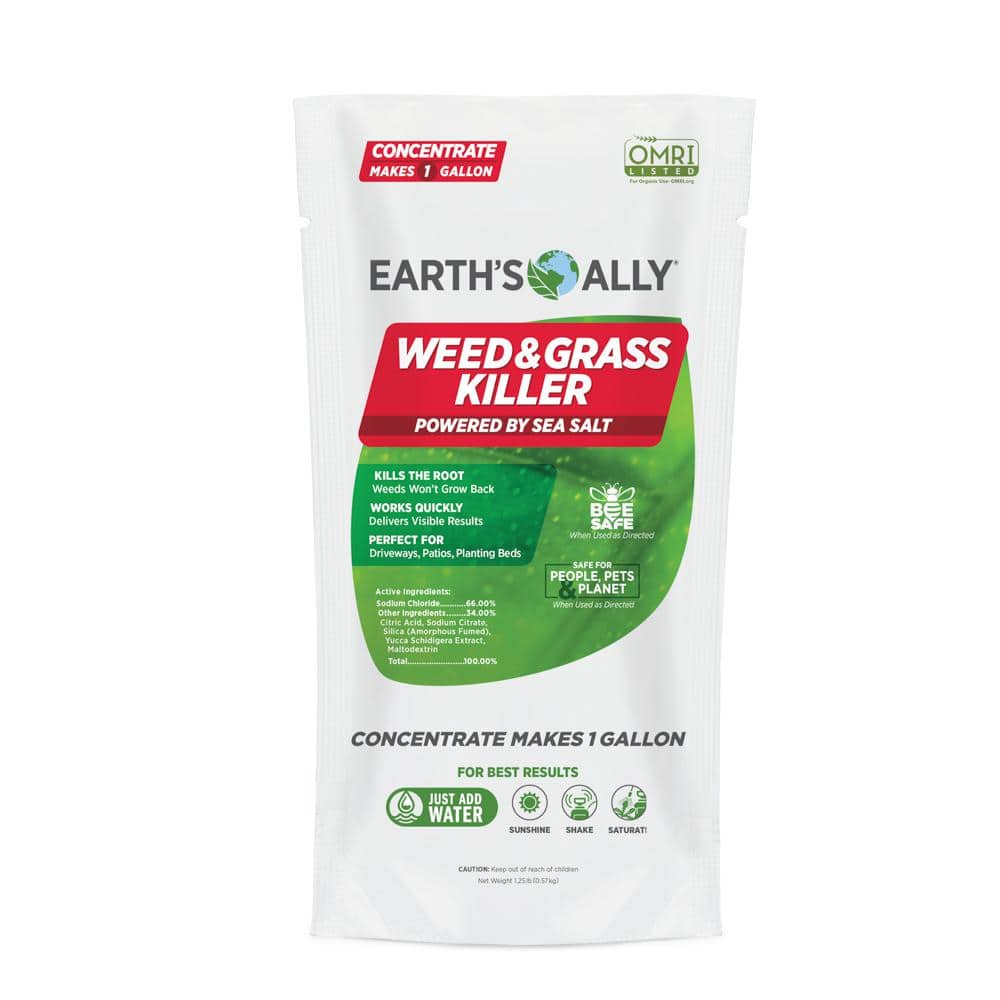 EARTH'S ALLY Weed and Grass Killer Powder Concentrate Makes 1 gal