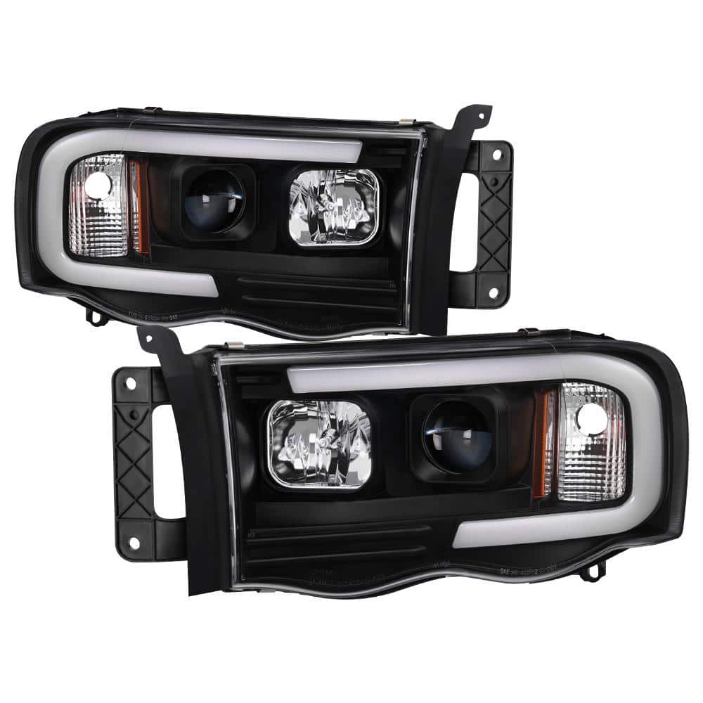 Dodge Ram 1500 02-05 / Ram 2500/3500 03-05 Light Bar Projector Headlights - Black price history on PriceWatchPro