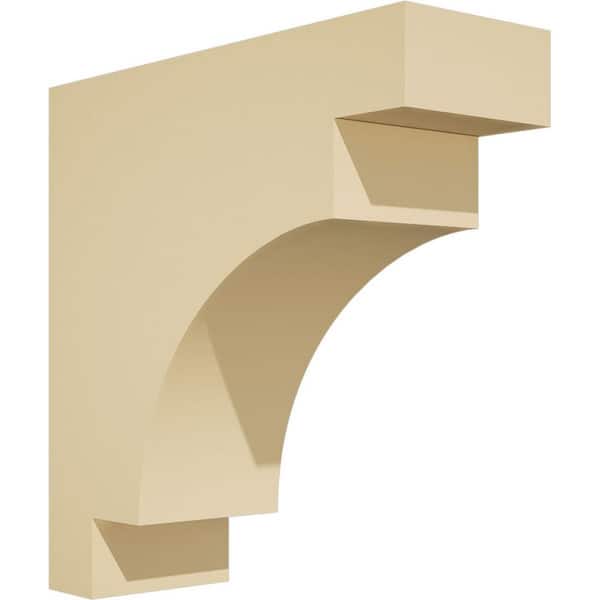 Ekena Millwork Mediterranean 4 in. x 12 in. x 12 in. Polyurethane Corbel