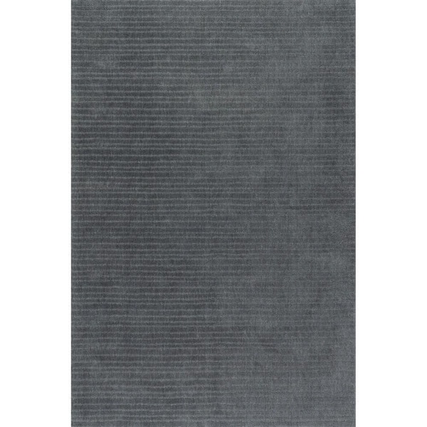 RUGS USA Southwest Striped Wool Charcoal 8 ft. x 10 ft. Indoor/Outdoor Patio Area Rug