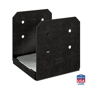 Outdoor Accents Avant Collection ZMAX, Black Powder-Coated Post Base for 10x10 Nominal Lumber
