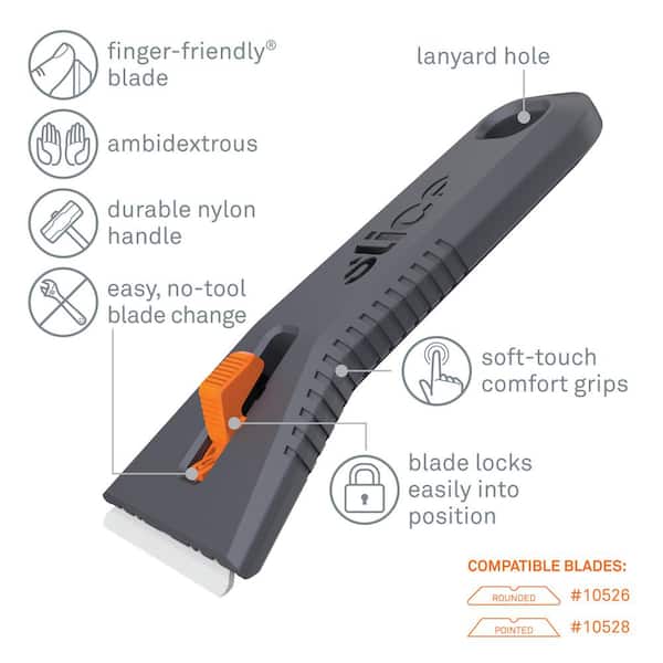 Slice 10476 Manual Slim Pen Cutter | Portable, Retractable Safety Knife  with Finger-Friendly Ceramic Blades