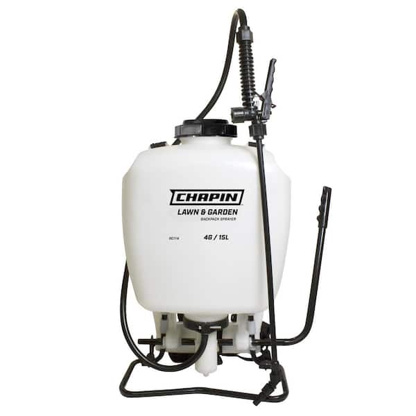 Chapin 4 Gal. Tank with 3-Stage Filtration System Backpack Sprayer for Fertilizers, Herbicides, and Pesticides