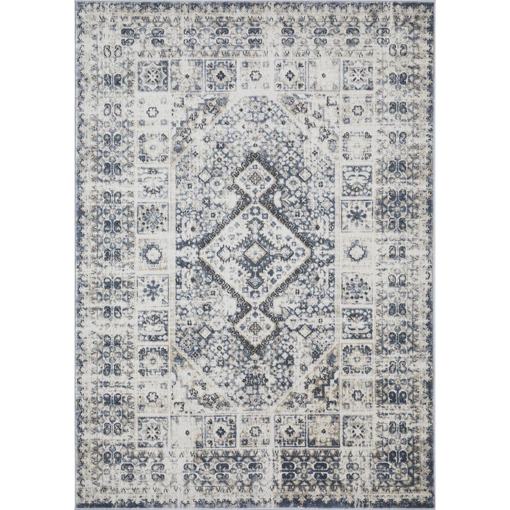 LOOMAKNOTI Kehleigh Avelanz Cream 7 ft. 10 in. x 9 ft. 10 in. Oriental ...