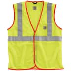 Men's Extra Large Brite Lime Polyester High Visibility Class 2 Vest