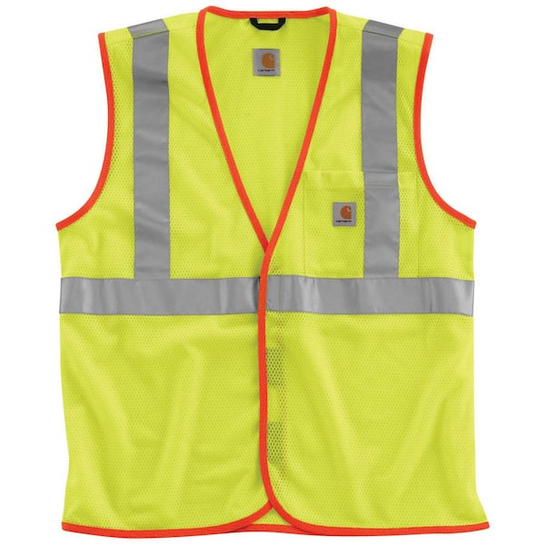 Carhartt Men's 2X Large Brite Lime Polyester High Visibility Class 2 Vest