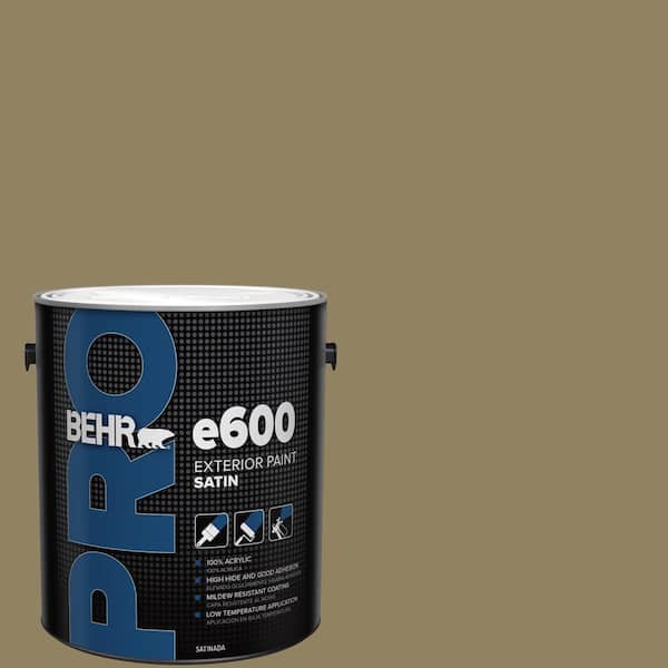 1 gal. #PPU8-02 Gingko Tree Satin Exterior Paint