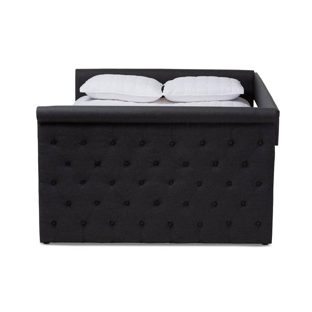 Queen Size Engineered Wood Daybed with Tufted Upholstery