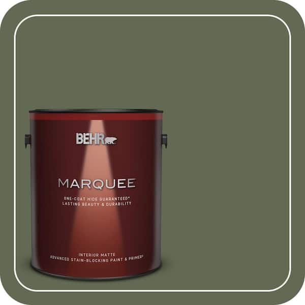 BEHR MARQUEE 1 gal. #ICC-87 Rosemary Sprig Matte Interior Paint & Primer
