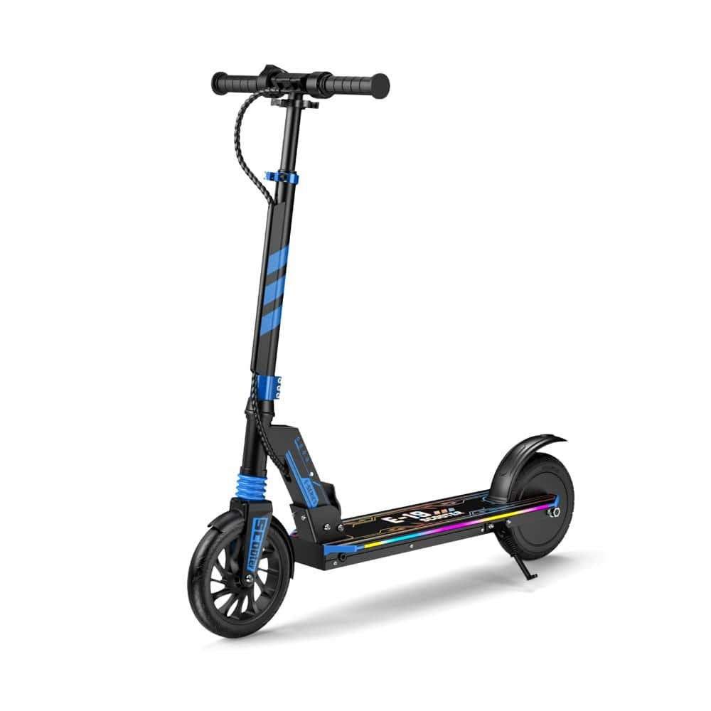 Blue Foldable Kids Electric Scooter 180W Motor, 10MPH Speed 10Miles Long Range 8 Inch Tire price history on PriceWatchPro