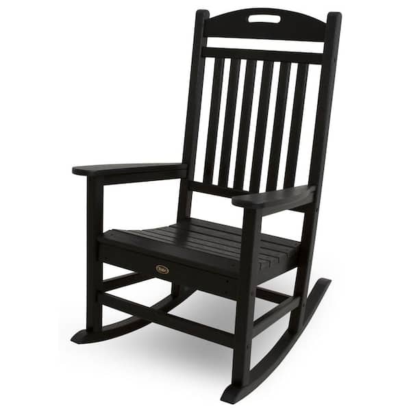 Trex Outdoor Furniture Yacht Club Charcoal Black 3-Piece Plastic
