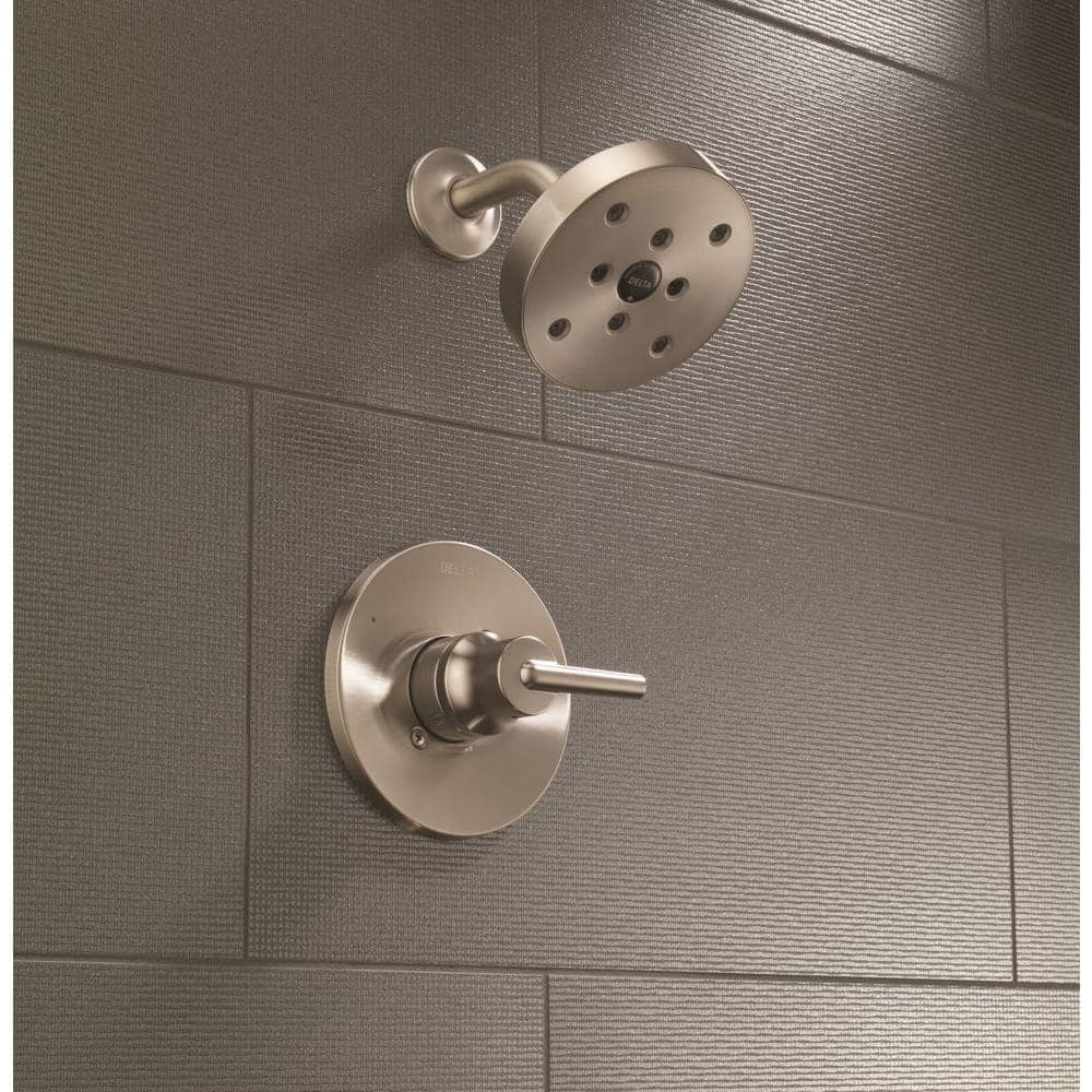 Stainless Steel Single-Function Wall Mounted Shower Faucet Set