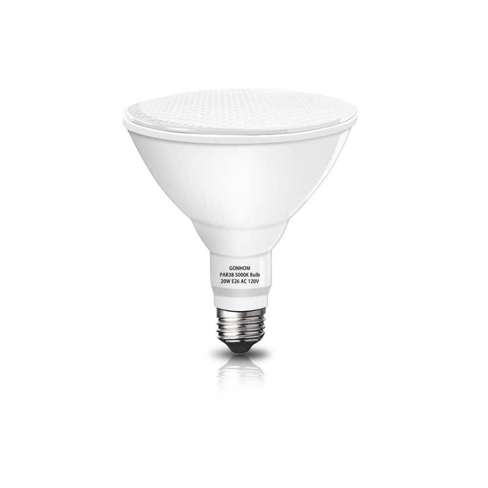 200W Par38 A-Style Daylight (5000K) LED Outdoor Light Bulb, Dimmable 1800LM Flood Light Bulbs, 2-Pack price history on PriceWatchPro