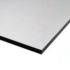 Palight ProjectPVC 12 in. x 12 in. x 0.236 in. Foam PVC Black Sheet ...