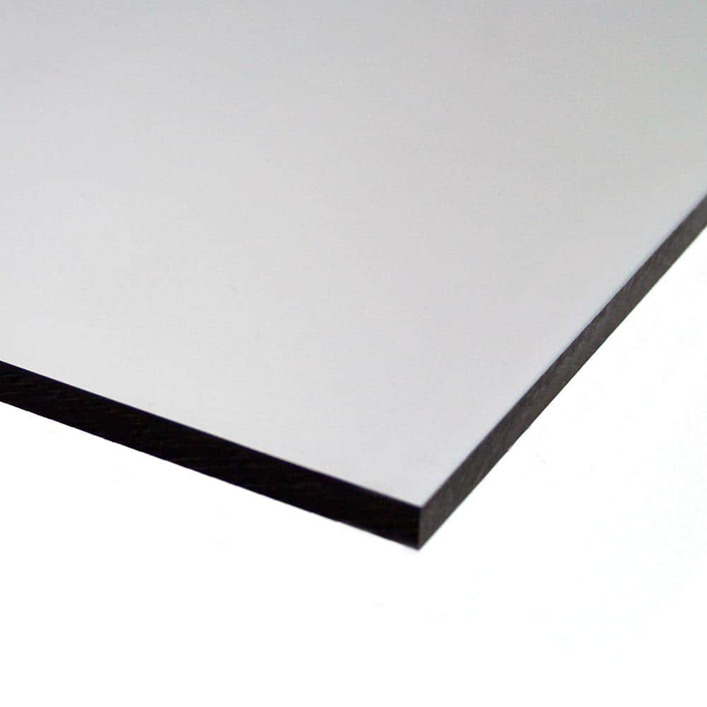 48 in. x 48 in. x 0.125 in. Clear Polycarbonate Film-Masked Sheet