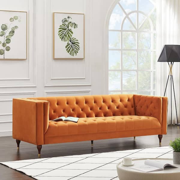 Luxury Modern Chesterfield Velvet Sofa