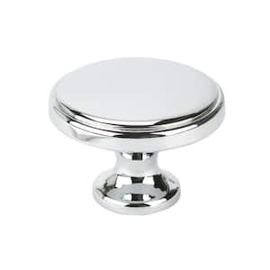 Italian Designs Collection 1.37 in. Bright Chrome Cabinet Knob