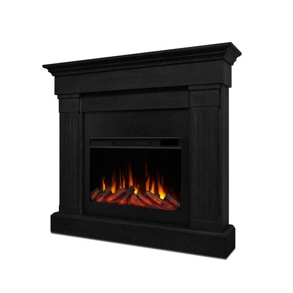 Real Flame Crawford 47 in. Slim-Line Electric Fireplace in White