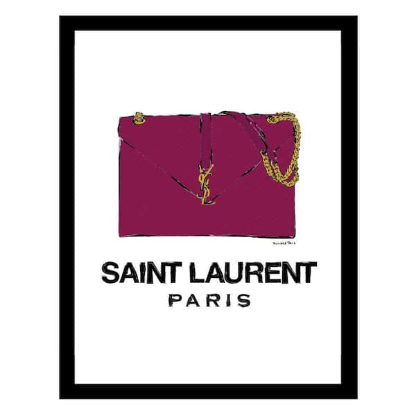 VENICE BEACH Collections Designer Handbag by Fairchild Paris 1-Piece Framed Graphic Print Abstract Poster Art Print 18 in. x 14 in.