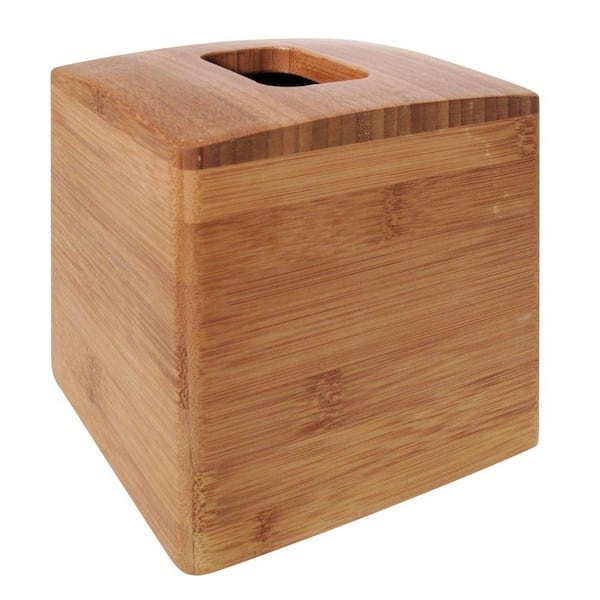 interDesign Formbu Tissue Box Cover in Bamboo