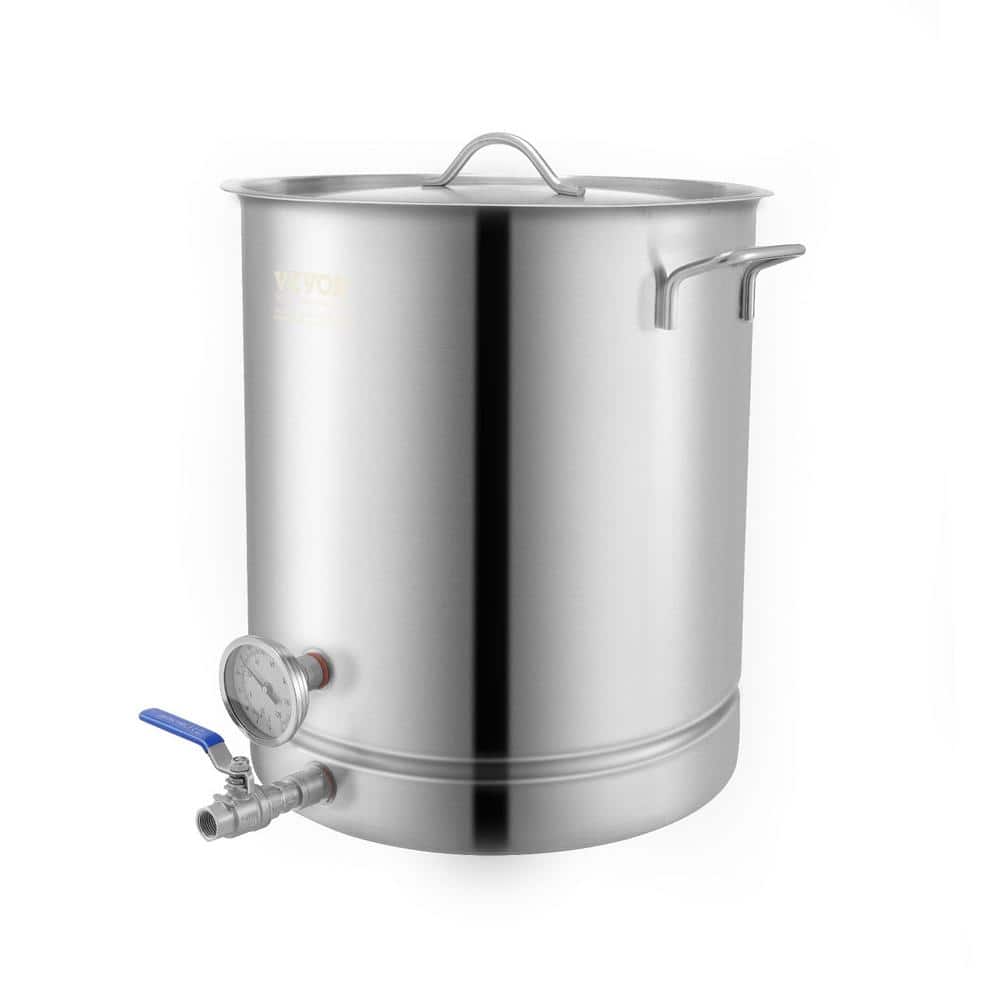 16 Gallon Stainless Steel Induction Ready Brewing Kettle