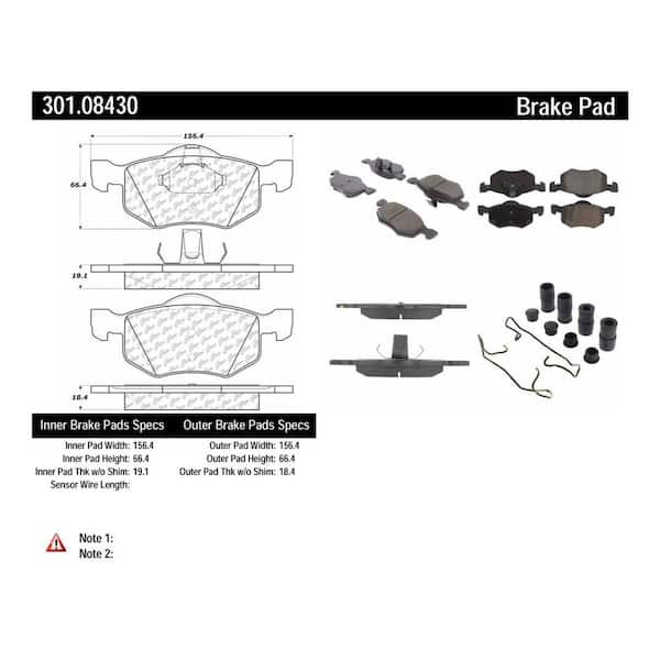 Centric Parts Disc Brake Pad Set