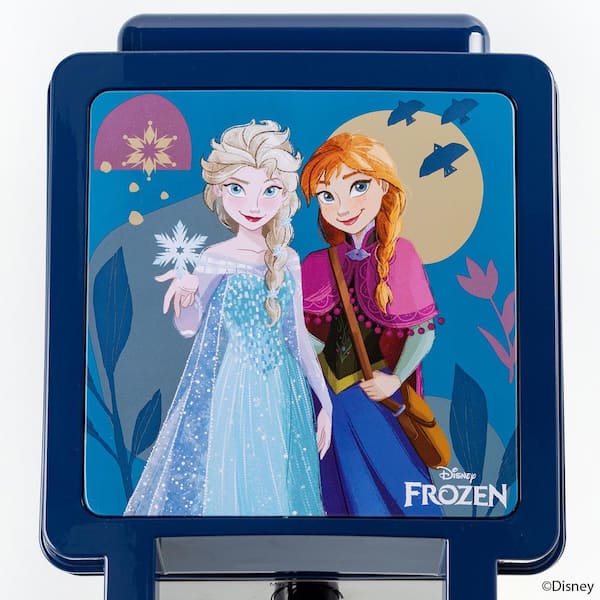 Uncanny Brands Disney 1200-Watt Frozen Blue Square American Waffler Maker