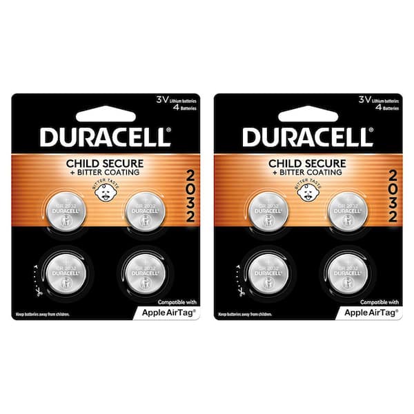 Duracell CR2032 3V Lithium Battery, 4-count Battery Mix Pack (8 Total ...