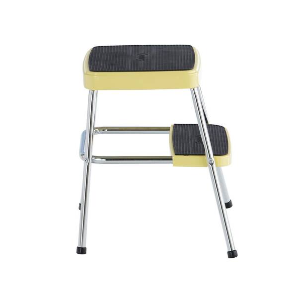 cosco step stool chair yellow