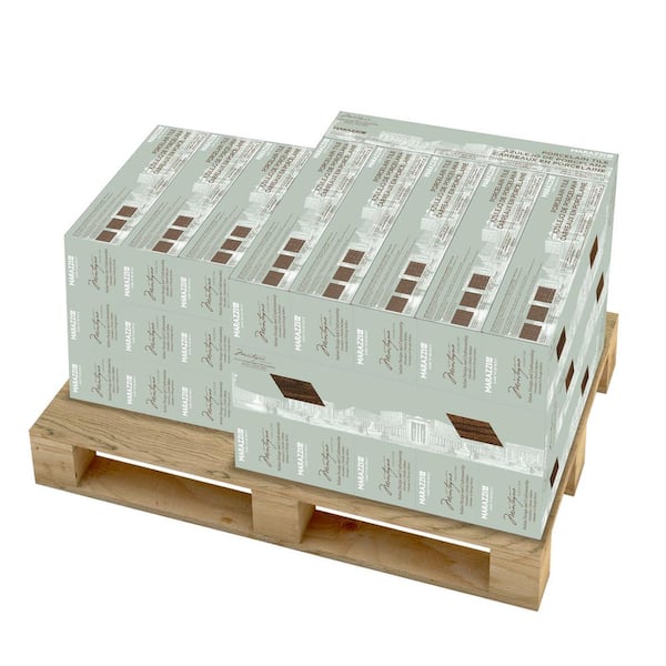 Marazzi Montagna Gunstock 6 in. x 24 in. Glazed Porcelain Floor and Wall Tile (392.31 sq. ft. / pallet)