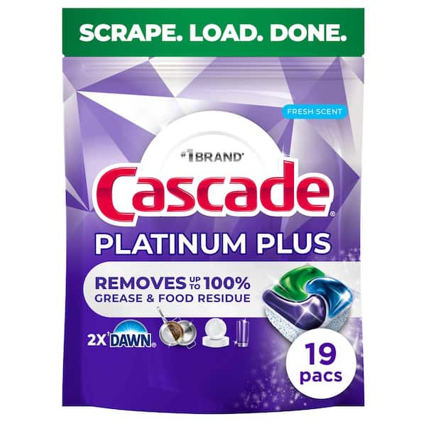 Platinum Plus Dawn Fresh Scent Dishwasher Detergent Pods (19-Count)