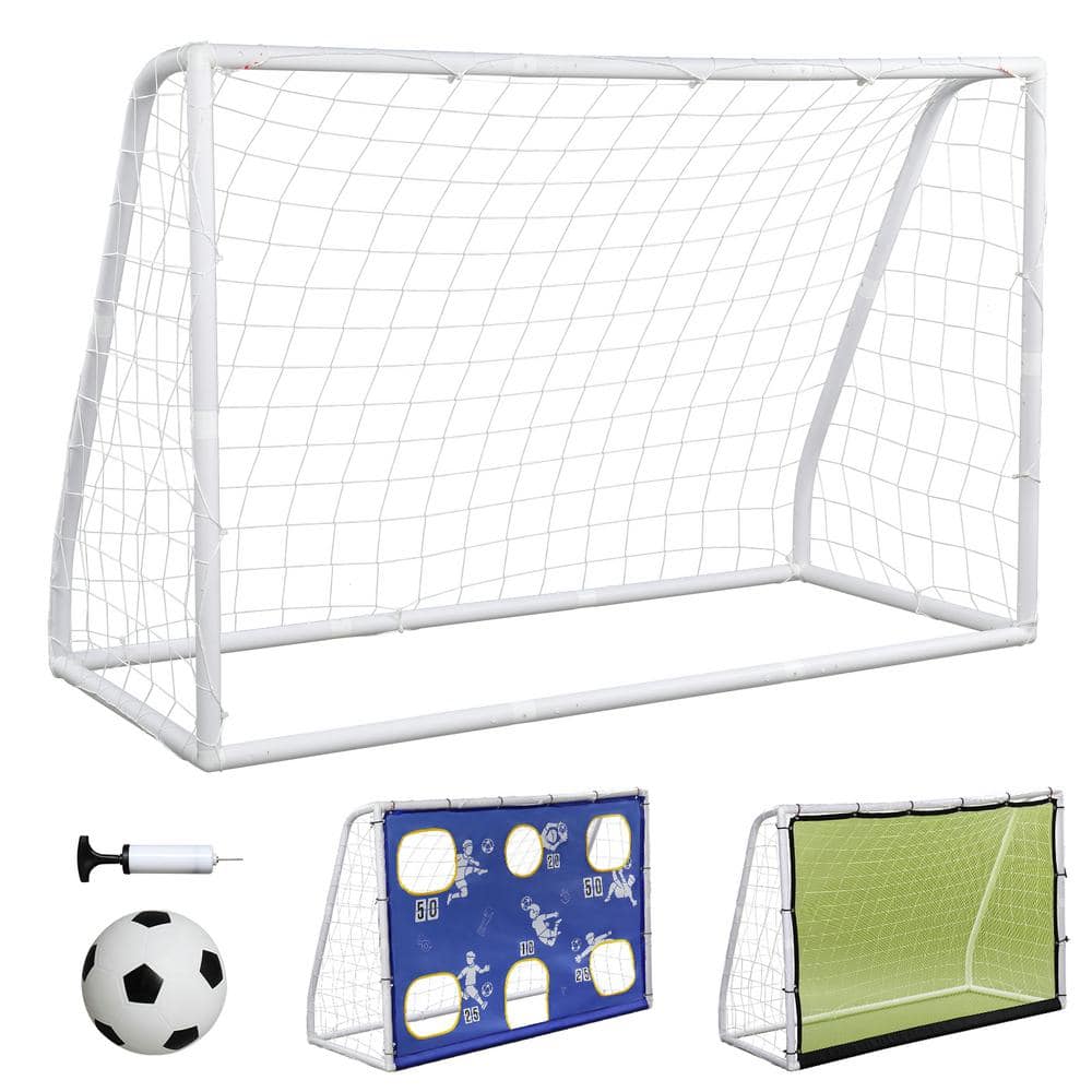 Football Goal Net (1 Pair) White : : Sports, Fitness
