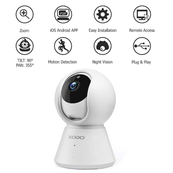 5Ghz WiFi Security Camera, ZOSI 3MP Baby/Pet Monitor, 2K 360°View WiFi