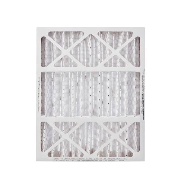 Honeywell Home 16 X 20 X 4 Pleated Merv 12 Fpr 10 Air Filter Cf200d1620 The Home Depot