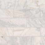 Capri Blue 4 in. x 12 in. Honed Marble Look Floor and Wall Tile (2 sq. ft./Case)