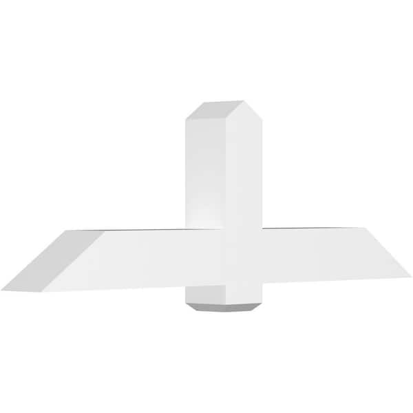 Ekena Millwork Eugene 60 in. W x 20 in. H x 6 in. D Signature Polyurethane Bracket