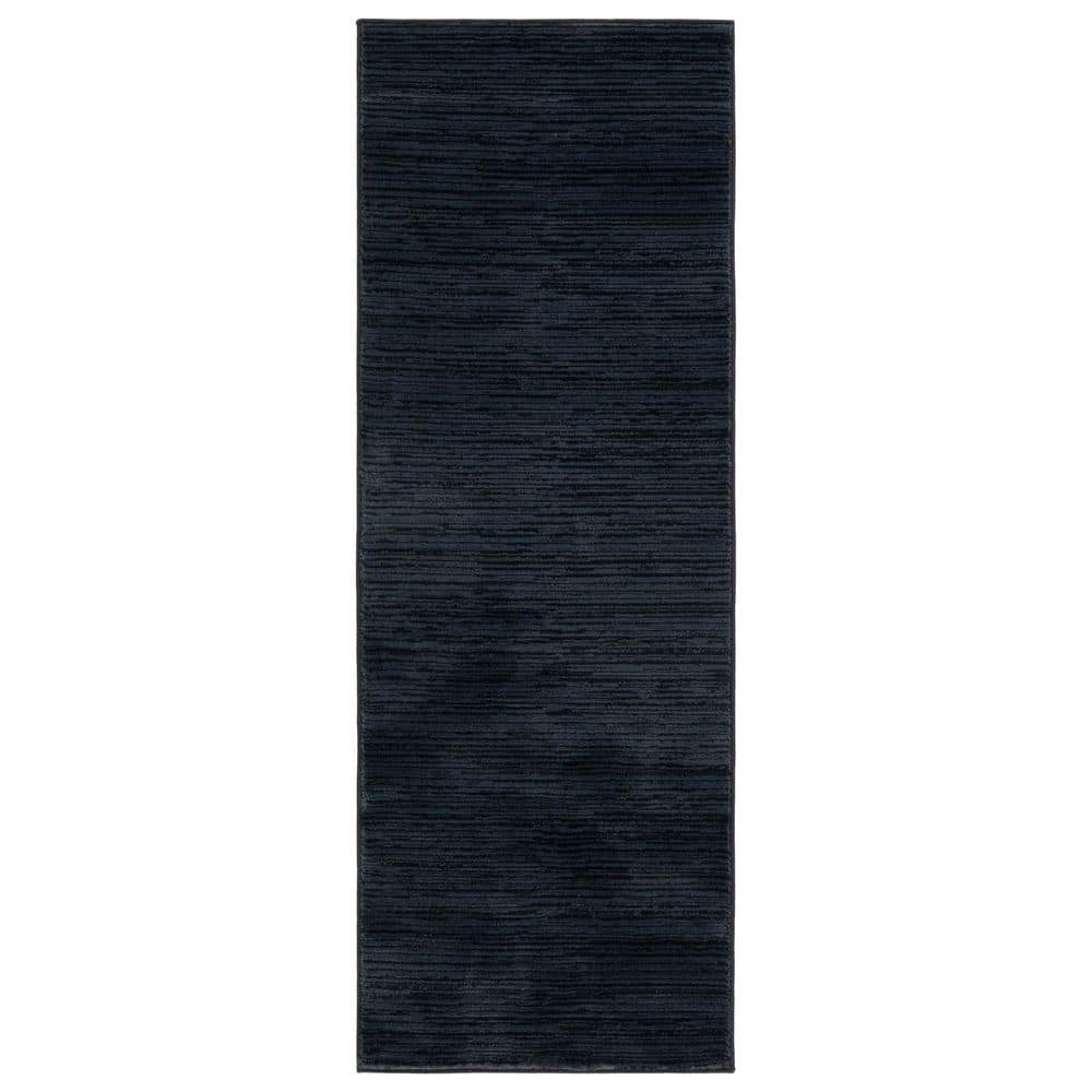 Vision Black 2 ft. x 16 ft. Solid Marle Runner Rug price history on PriceWatchPro