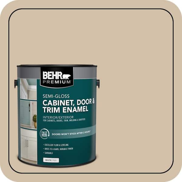 1 gal. #PPU7-08 Baja Semi-Gloss Enamel Interior/Exterior Cabinet, Door & Trim Paint