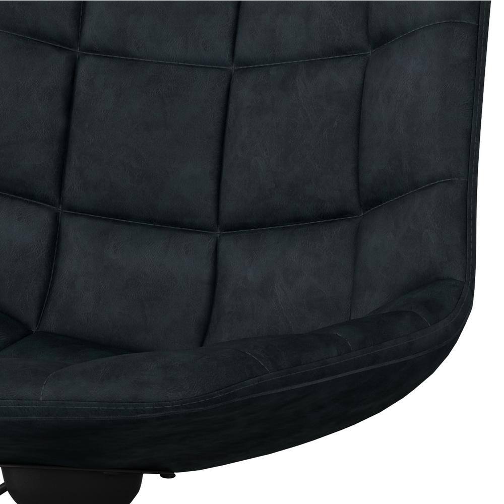 Chambers Distressed Blue Faux Leather Swivel Executive Chair
