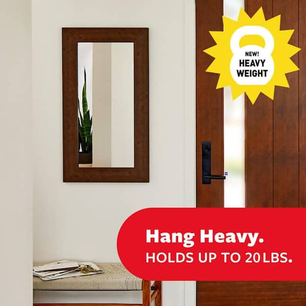 Command Large Picture Hanging Strips, Black, Holds up to 16 lbs, 14-Pairs 