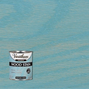 Varathane 1 Qt. Vintage Aqua Premium Fast Dry Interior Wood Stain (2-Pack), Vintage Aqua Stain