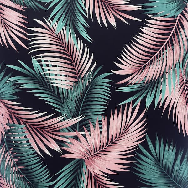 Arthouse Eliza Sea Green Palm Fronds Wallpaper Sample