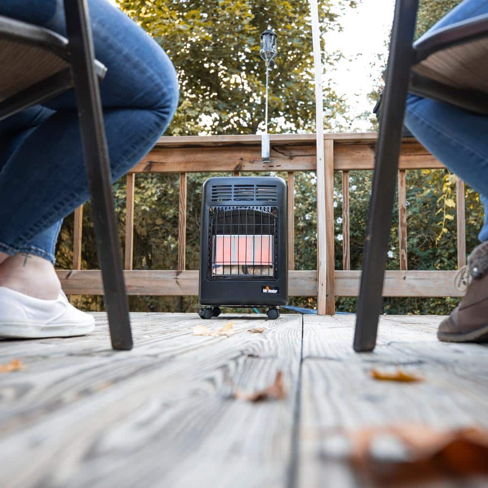 Mr. Heater Black Steel Portable Propane Radiant Heater
